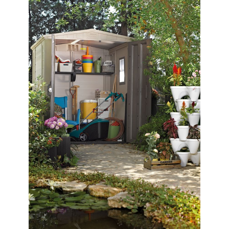 Vrtna hiška Keter Factor BRW557, 178 x 195,5 x 208 cm