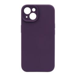 Silikonski ovitek (liquid silicone) za Apple iPhone 14, N-Soft, temno vijolična