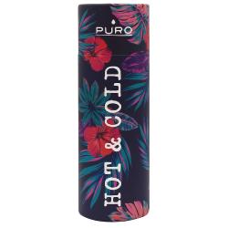 Steklenica Puro HOT&COLD termo, nerjaveče jeklo, 500 ml, Tropical - Flowers_2