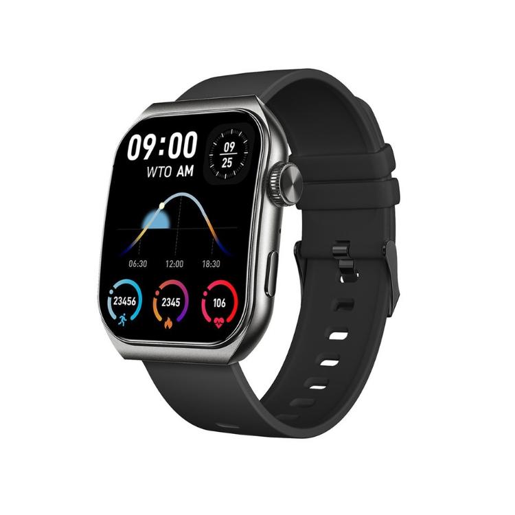 Pametna ura Forever Verfi SWM-300, 1.96" AMOLED zaslon, IP67, črna