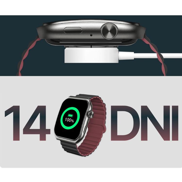 Pametna ura Forever Verfi SWM-300, 1.96" AMOLED zaslon, IP67, črna