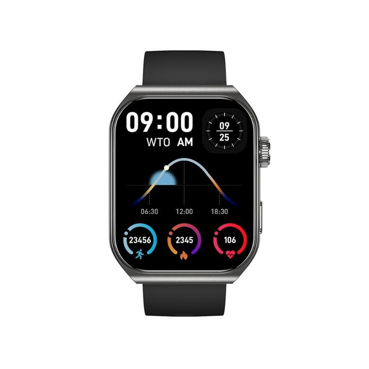 Pametna ura Forever Verfi SWM-300, 1.96" AMOLED zaslon, IP67, črna
