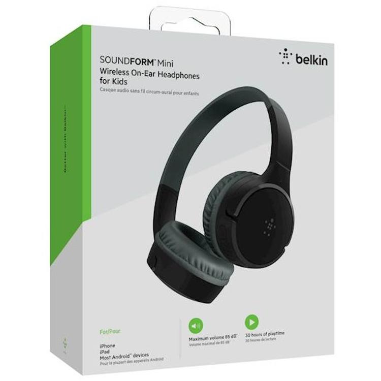 Brezžične slušalke za otroke Belkin, črne_3