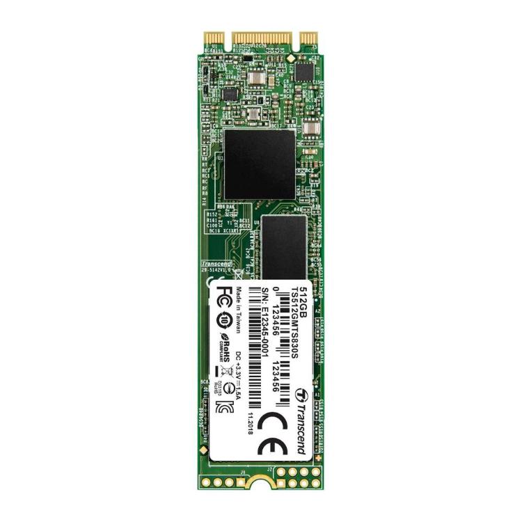 Notranji trdi disk SSD Transcend M.2 2280, 512GB, 830S, 560/510MB/s, 3D TLC, SATA3