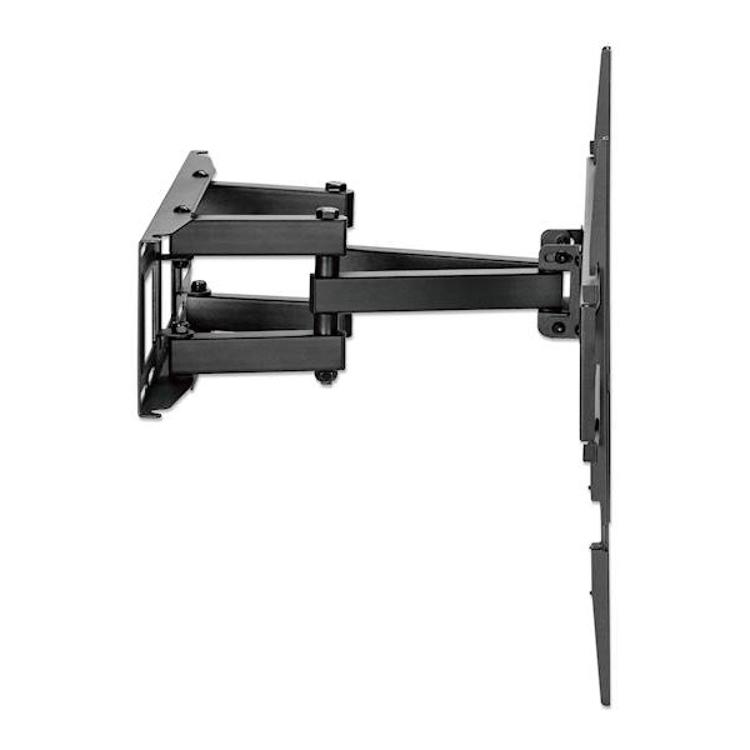 Stenski TV nosilec roka 32''-70'' MANHATTAN, 40kg, dvojna roka, naklon -15° do +5°, črna