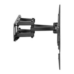 Stenski TV nosilec roka 32''-70'' MANHATTAN, 40kg, dvojna roka, naklon -15° do +5°, črna