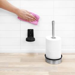 Stojalo za WC papir Brabantia, kovinski mat