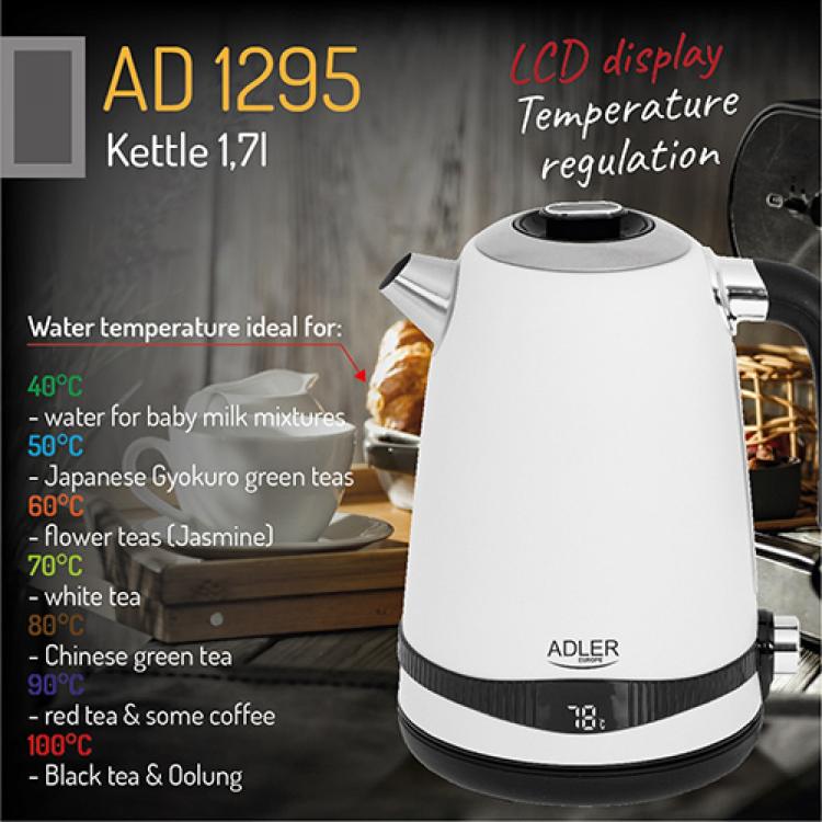 Grelnik vode Adler AD1295w 1,7 L