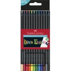 Barvice Faber-Castell Black Edition, trikotne 12/1