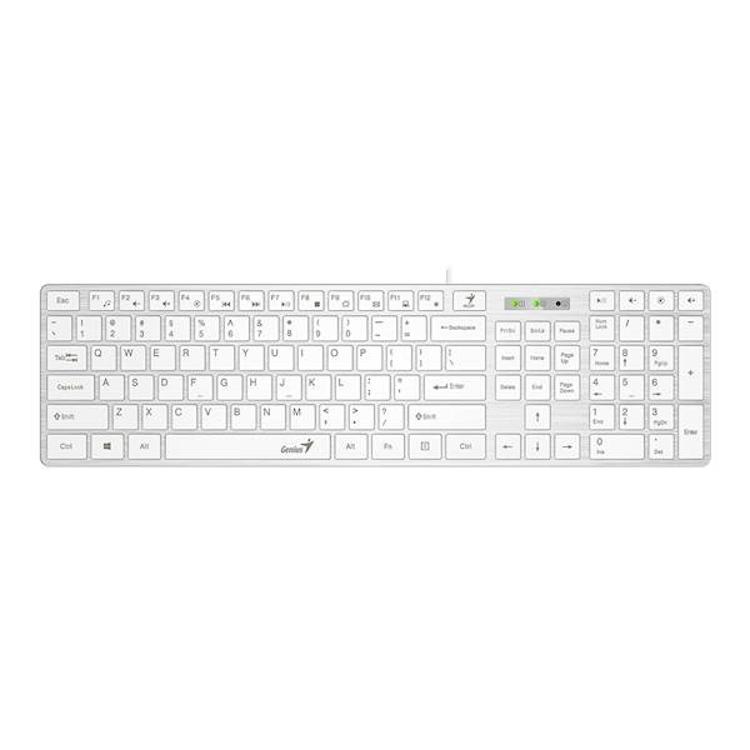 Tipkovnica Genius Slimstar 126 USB bela