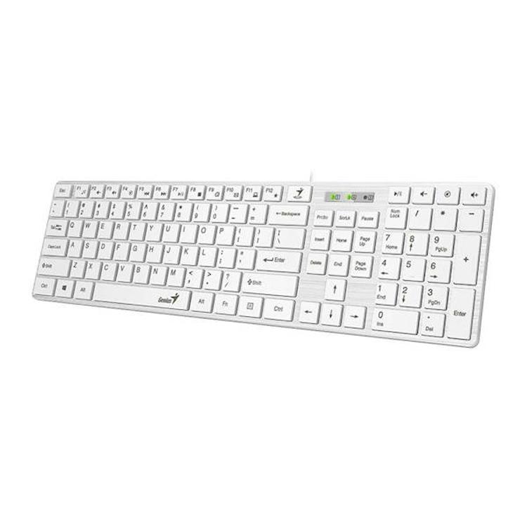 Tipkovnica Genius Slimstar 126 USB bela