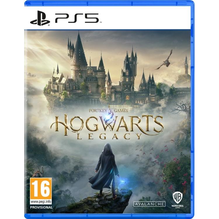 Hogwarts Legacy za PlayStation 5 igralca popelje v čarovniški svet, kjer raziskuje grad Hogwarts, se uči magije in odkriva skrivnosti čarobnega sveta.