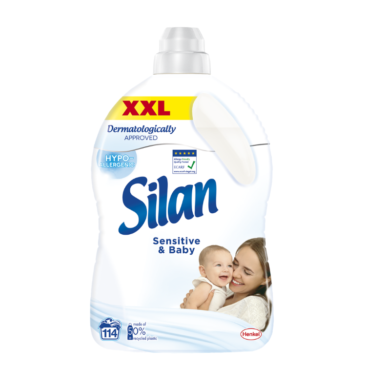 Mehčalec perila Silan Sensitive, 2,85 L