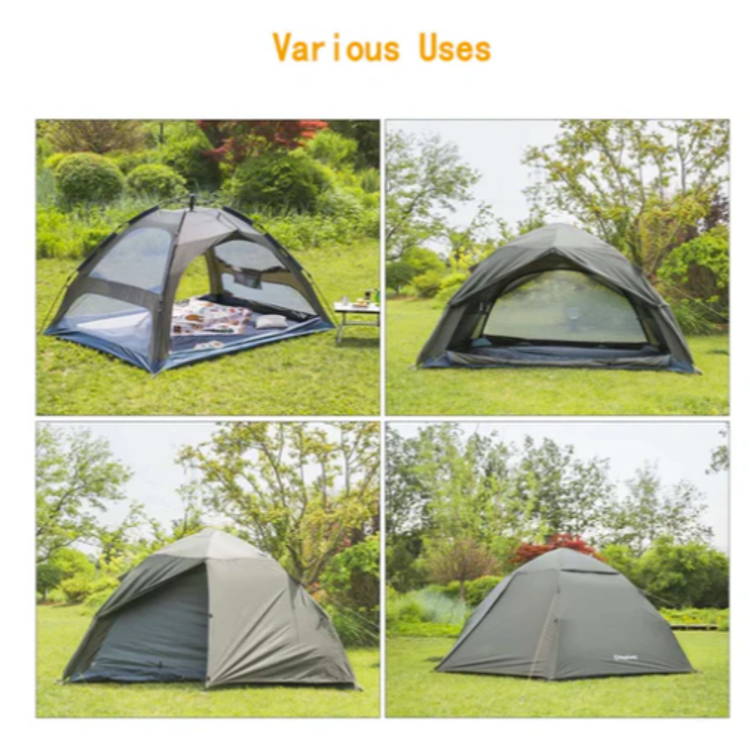 Šotor Pop Up KingCamp Albano 5, 280 x 280 x 156 cm, zelen