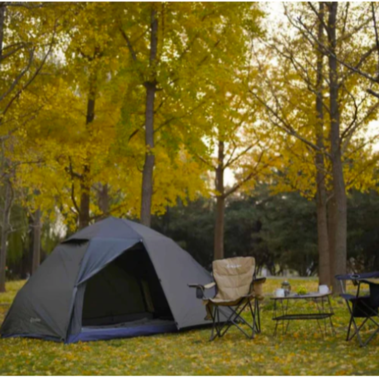 Šotor Pop Up KingCamp Albano 5, 280 x 280 x 156 cm, zelen