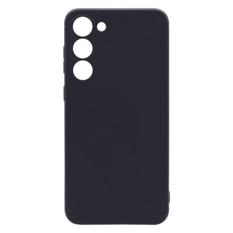 Gumiran ovitek (TPU) za Samsung Galaxy S23+, črna mat
