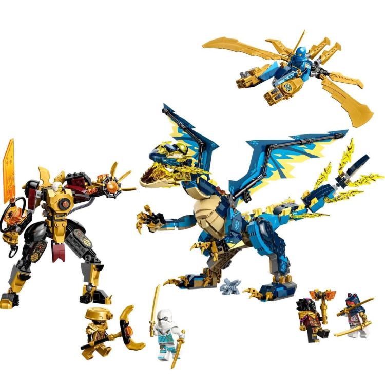 Lego Ninjago Elementarni zmaj proti Imperatorkinemu robotskemu oklepu - 71796
