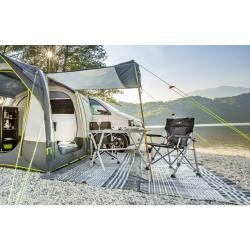 Stol za kampiranje BRUNNER RAPTOR XL, sivo-črn