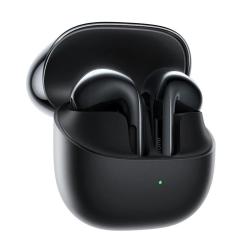 Xiaomi Buds 6 TWS slušalke, črne, odprt etui, LED indikator, kompaktno ohišje, brezžični dizajn.