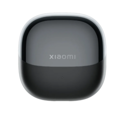 Xiaomi polnilni etui, črn, zaprt, mat površina, LED pika, kompakten in eleganten dizajn.