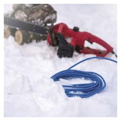 Weatherproof podaljševalni kabel 20 m / 1 vtičnica / modra / PVC / 230 V / 1,5