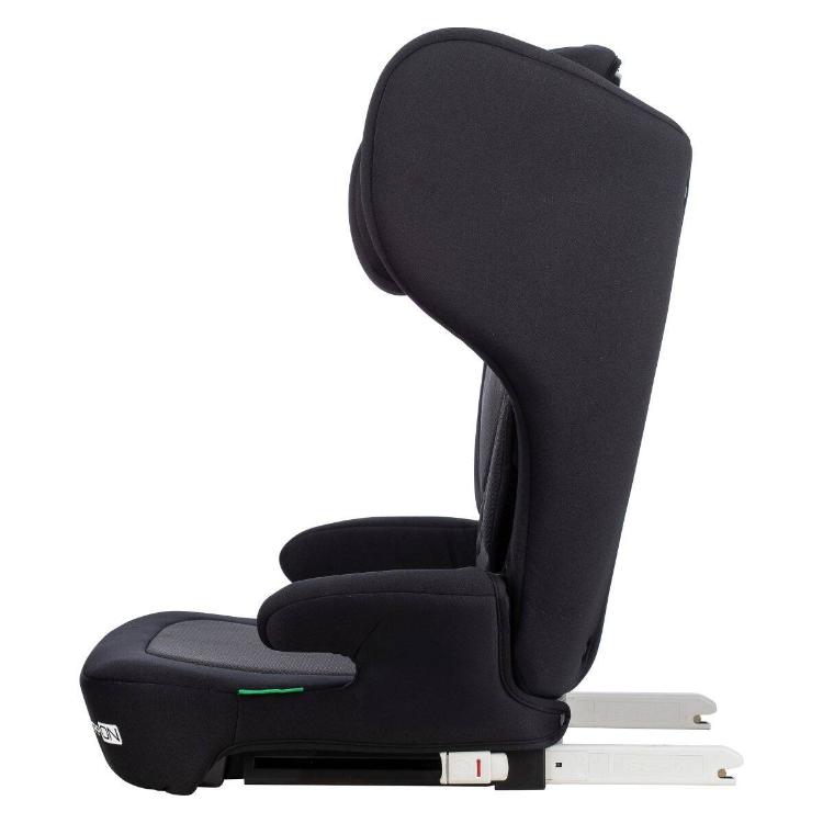 Bočni pogled na FreeON avtosedež z ISOFIX vodili in nastavljivim naslonom za glavo.