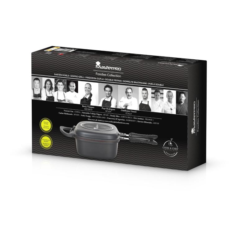Žar ponev Bergner bgmp-2851 foodies, 30 cm, dvojna
