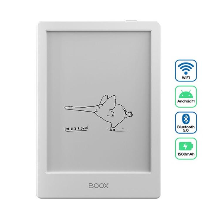BOOX Poke4 Lite, E-bralnik/tablični računalnik 6", Android 11, 2GB+16GB, Wi-Fi, Bluetooth 5.0, USB Type-C, bel_1