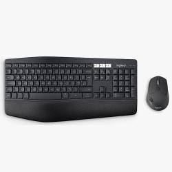 Brezžična tipkovnica Logitech MK850 Performance, črna + miška