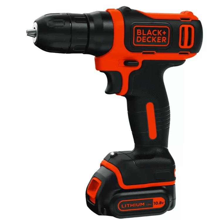 Akumulatorski vrtalnik/vijačnik Black+Decker BDCD12, 10,8 V 