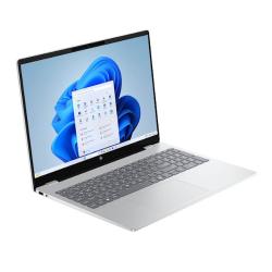 HP OmniBook 7 16 z odprtim zaslonom Windows 11, 16-palčnim zaslonom, veliko tipkovnico in prostorno sledilno ploščico.