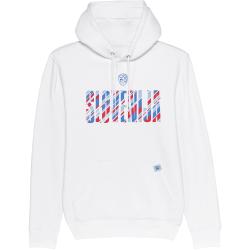 Pulover s kapuco NZS Slovenija, bel, velikost 2XL