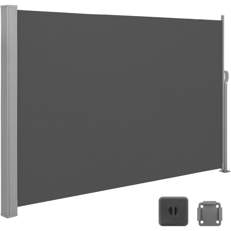 Stranski senčnik Songmics GSA160TG, 160 x 300 cm, antracit