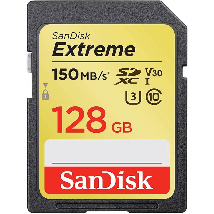 Spominska kartica SanDisk SDXC 128 GB UHS-I U3, Extreme, V30