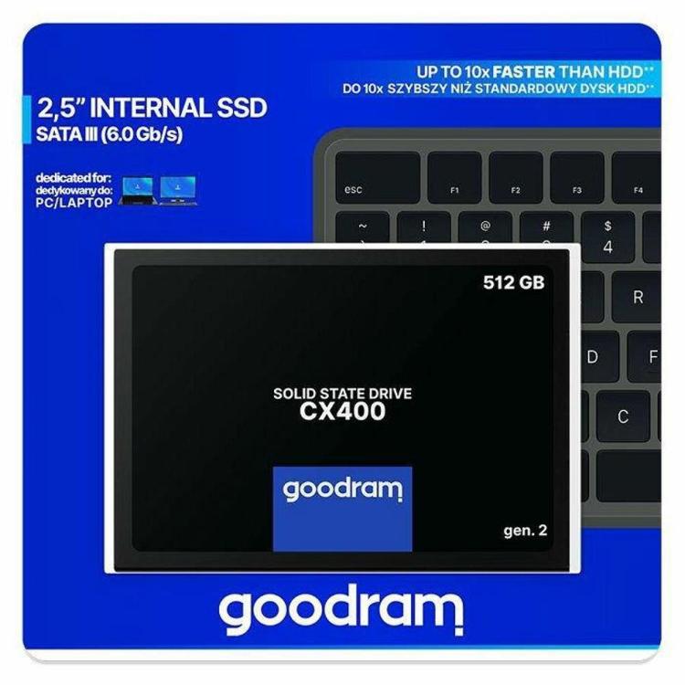Notranji SSD disk Goodram 512 GB, CX-400, SSDPR-CX400-512