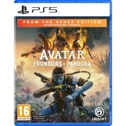 Avatar: Frontiers of Pandora From the Ashes Edition za PlayStation 5 igralca popelje v osupljiv odprti svet Pandore, poln eksotičnih bitij, bujne narave in nevarnih spopadov.