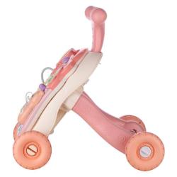 Free 2 Play sprehajalec in aktivnostna mizica Walk&Play 2in1, roza