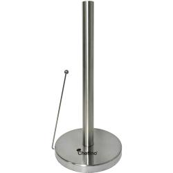Cheffino stojalo za kuhinjske papirnate brisače Rho iz nerjavečega jekla.