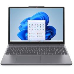Prenosnik Lenovo z velikim zaslonom, ozkimi robovi, osvetljeno tipkovnico s številčnico in operacijskim sistemom Windows 11 omogoča učinkovito delo, učenje in vsakodnevno uporabo.