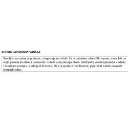 Osvežilec zraka Aroma Car, Manny Vanilla_2