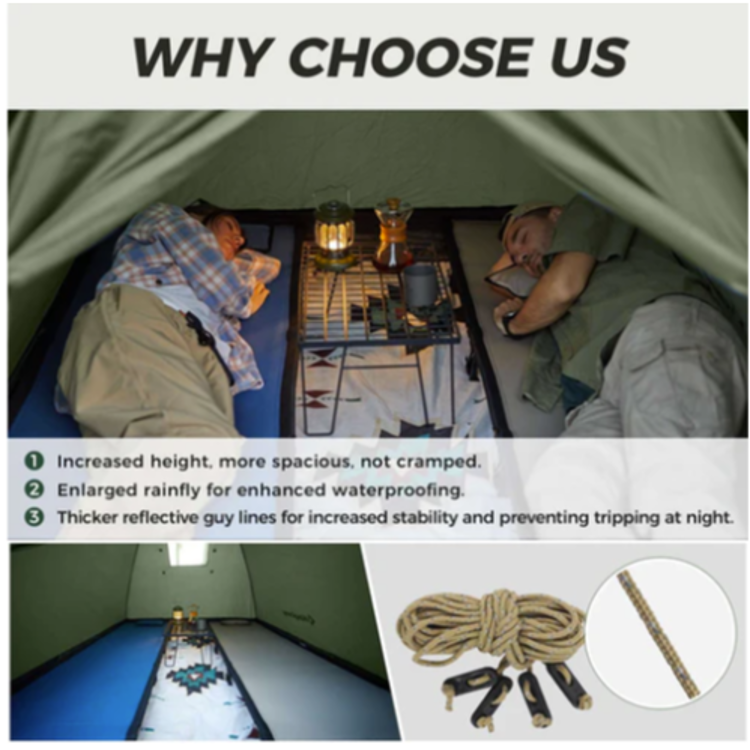 Šotor KingCamp Ultralight Mondome II, Teal, KT2427