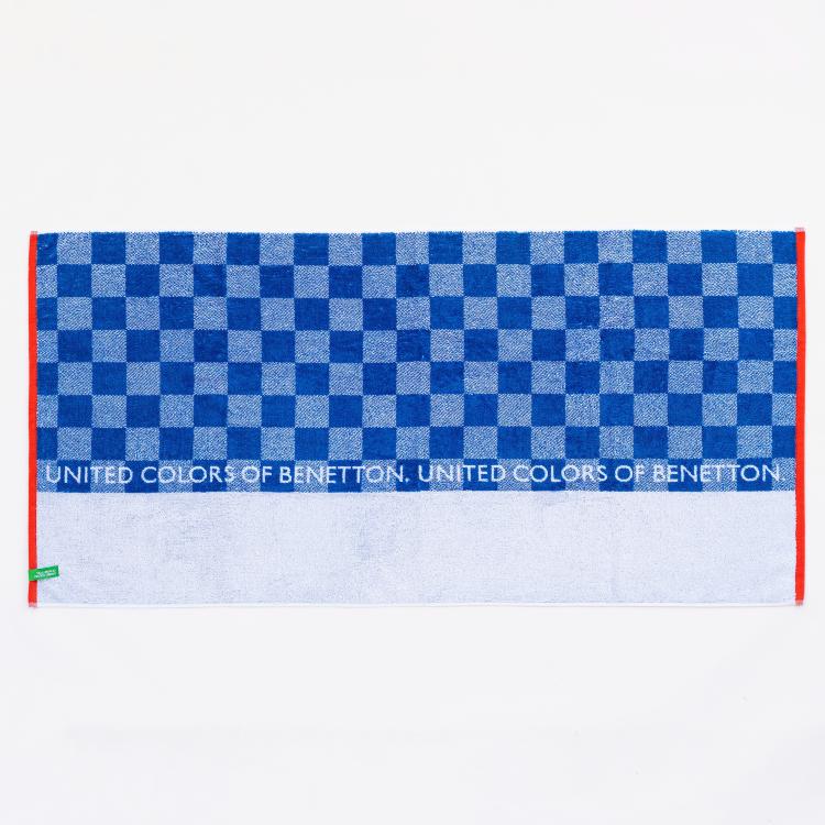 Brisača plažna otroška Benetton be-0826-bl-kz, 70 x 140 cm, modra