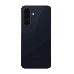 Zadnja stran Samsung Galaxy v temno modri barvi s tremi kamerami in LED‑bliskavico.