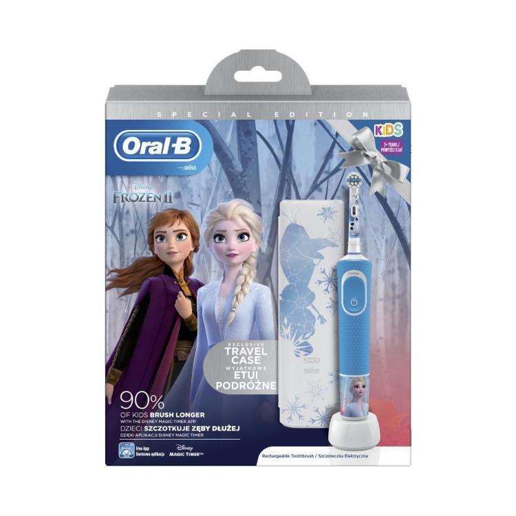 Električna zobna ščetka Oral-B Kids Vitality Frozen + potovalni etui_1
