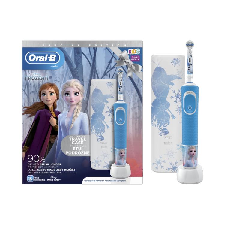 Električna zobna ščetka Oral-B Kids Vitality Frozen + potovalni etui_2