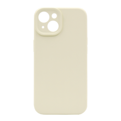 Silikonski ovitek (liquid silicone) za Apple iPhone 15 Plus, Soft, bež