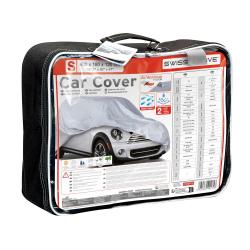 Prevleka za avtomobil Sumex Car Cover velikosti S v torbi za shranjevanje, vodoodporna in zračna izvedba.
