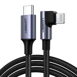 USB-C na Lightning kabel z 90-stopinjskim priključkom omogoča udobnejšo uporabo med igranjem iger.