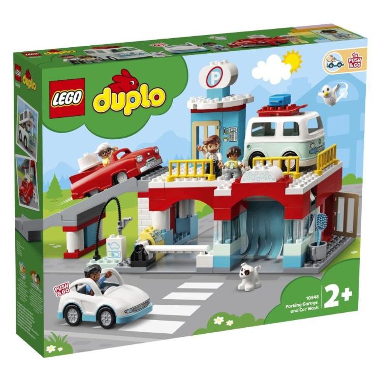 Lego Duplo parkirna hiša in avtopralnica- 10948 