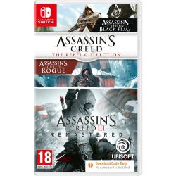 Assassin’s Creed: The Rebel Collection za Nintendo Switch združuje igre Assassin’s Creed IV: Black Flag, Assassin’s Creed Rogue in Assassin’s Creed III Remastered v enem paketu.